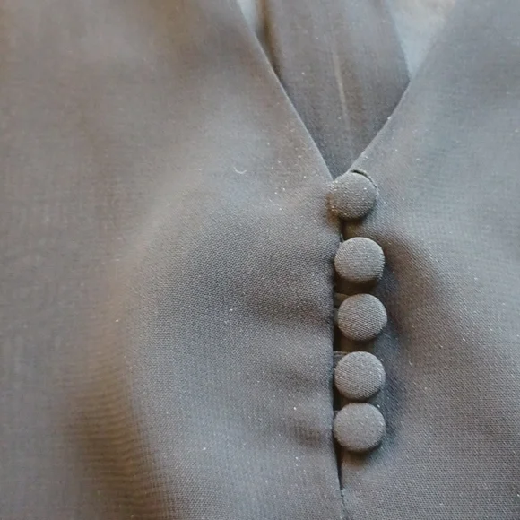 TOPSHOP BLACK BLAUSE  Size 4 - Picture 4 of 6